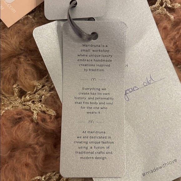 Maridruna Handknit Mohair Cardigan Long - Picture 7 of 7